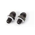 Russell-Edel Transmission -8 AN to 0.25 in. Cooler Line Fittings, Black R62-640530